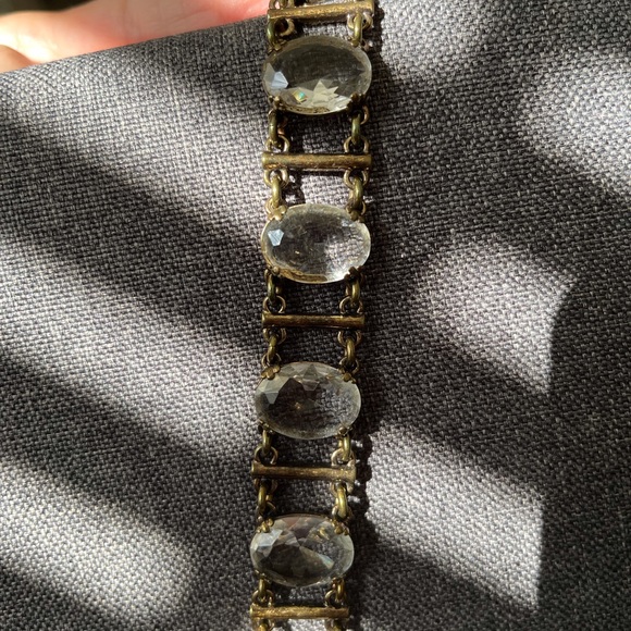 J. Crew vintage style large crystal bracelet. - Picture 4 of 7